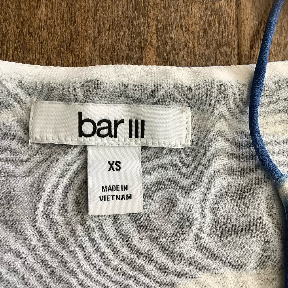 Barr lll Royal Blue and White Camisole, Size XS - Picture 2 of 4
